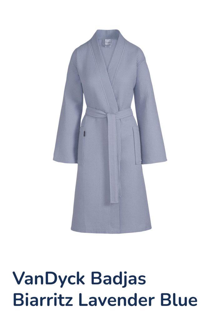Badjas VanDyck Biarritz Lavender Blue