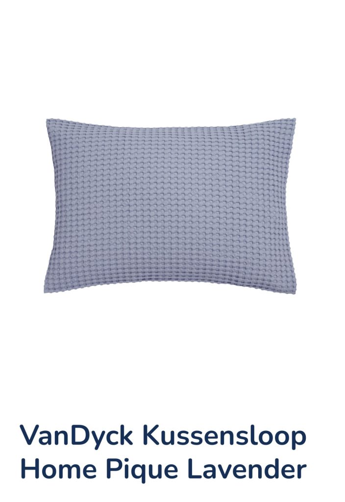 VanDyck Home Pique Kussensloop Lavender Blue