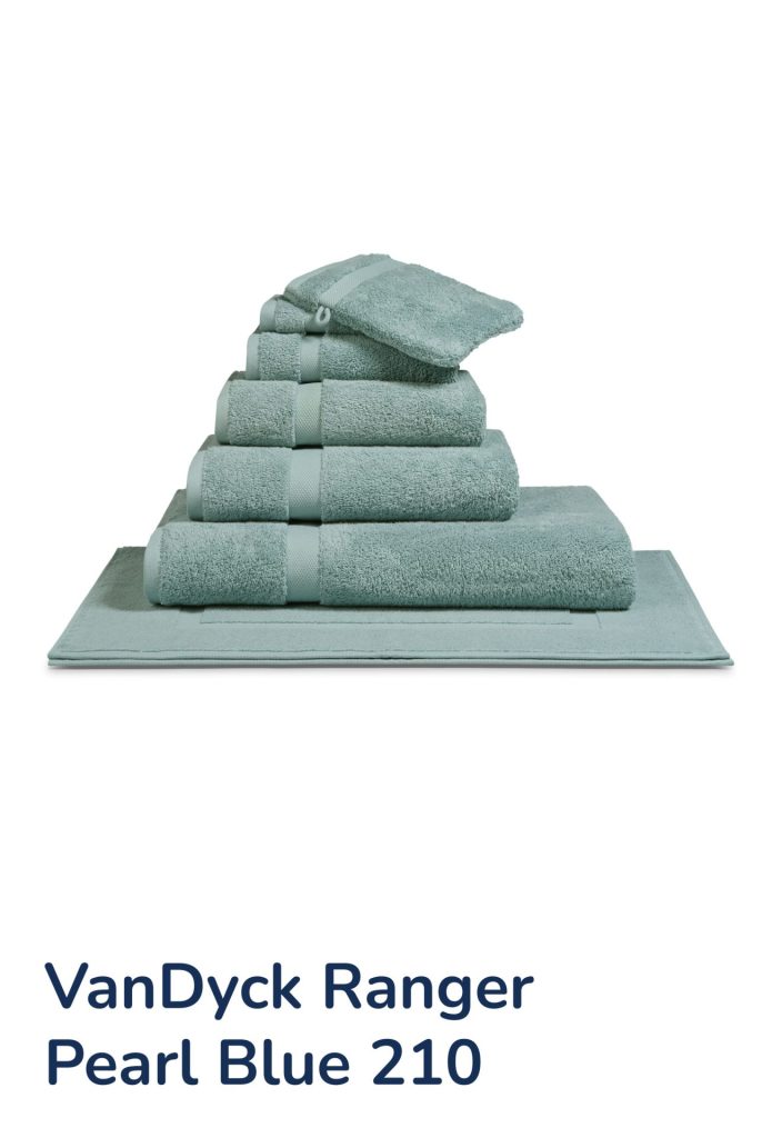 Vandyck Ranger handdoek Pearl Blue