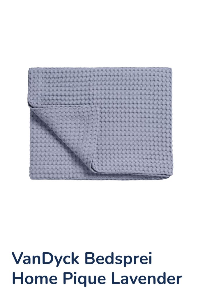VanDyck Home Pique Bedsprei Lavender Blue