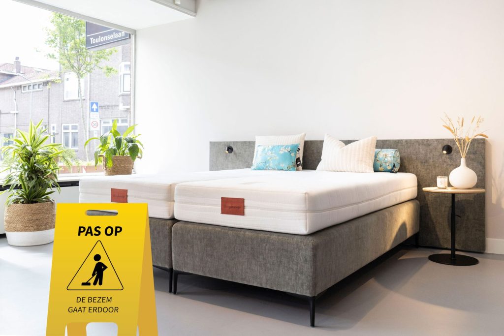 SleepImage boxspring Bezemweken